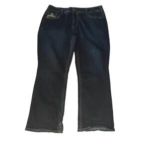 Lane Bryant , Size 22, Blue Denim Jeans with Pocket Design